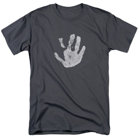 Lor-White Hand Short Sleeve Adult 18-1 Tee, Charcoal - 3X