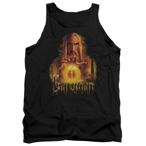 Lor-Saruman Adult Tank Top- Black - 2X