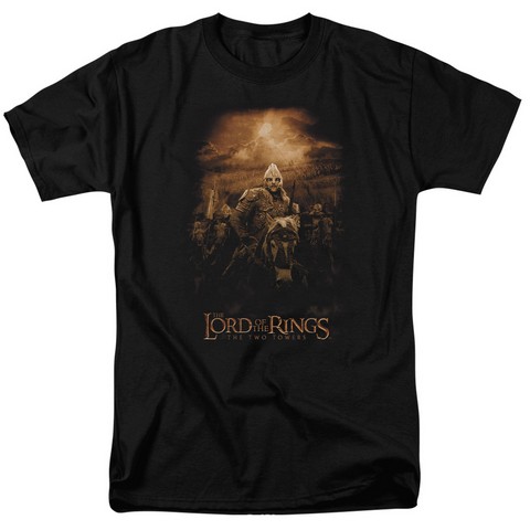 Lor-Riders Of Rohan Short Sleeve Adult 18-1 Tee- Black - Medium