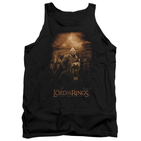 Lor-Riders Of Rohan Adult Tank Top- Black - Medium