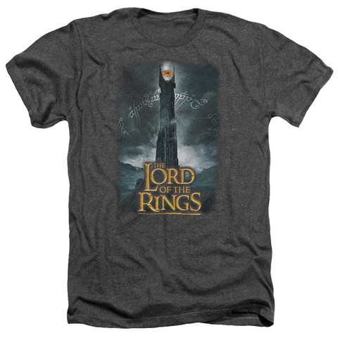 Lor-Always Watching Adult Heather Tee- Charcoal - Large