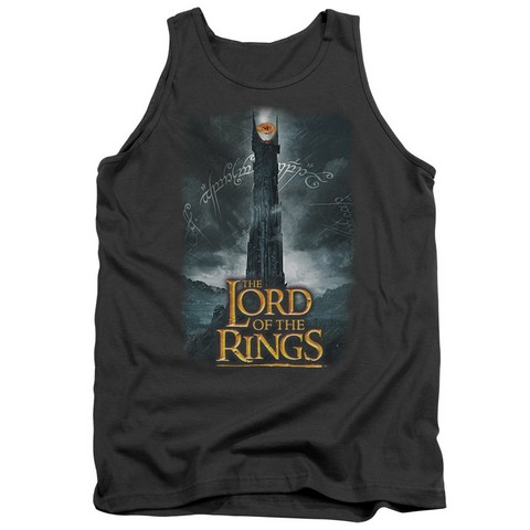 Lor-Always Watching Adult Tank Top- Charcoal - Small