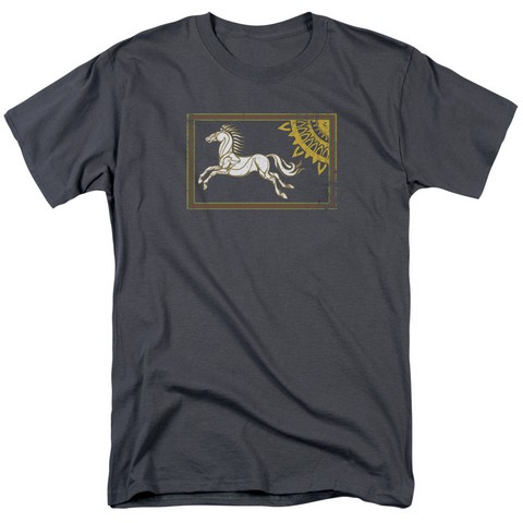 Lor-Rohan Banner Short Sleeve Adult 18-1 Tee- Charcoal - Small