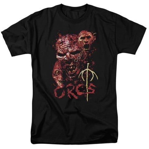 Lor-Orcs Short Sleeve Adult 18-1 Tee- Black - XL