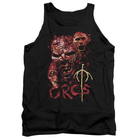 Lor-Orcs Adult Tank Top- Black - Medium