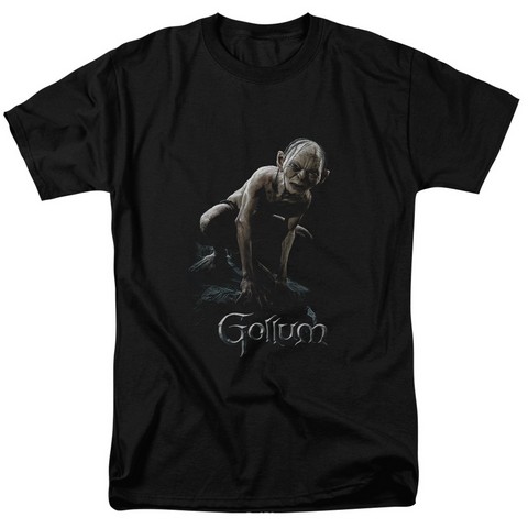 Lor-Gollum Short Sleeve Adult 18-1 Tee- Black - 2X