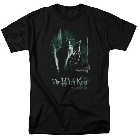 Lor-Witch King Short Sleeve Adult 18-1 Tee- Black - Medium