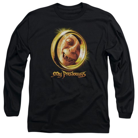 Lor-My Precious Long Sleeve Adult 18-1 Tee- Black - Large
