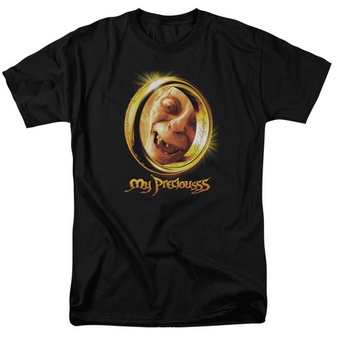 Lor-My Precious Short Sleeve Adult 18-1 Tee- Black - Medium