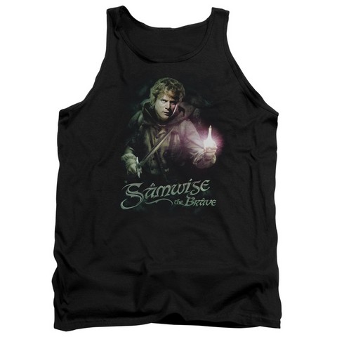 Lor-Samwise The Brave Adult Tank Top- Black - 2X