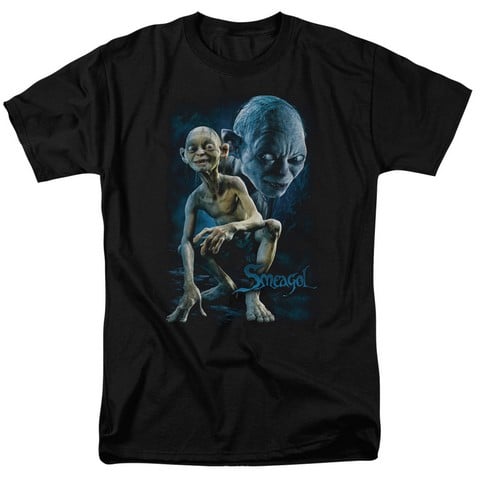 Lor-Smeagol Short Sleeve Adult 18-1 Tee- Black - Small