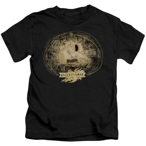 Mirrormask-Sketch Short Sleeve Juvenile 18-1 Tee- Black - Large 7