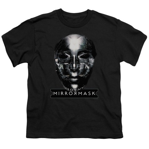 Mirrormask-Mask Short Sleeve Youth 18-1 Tee- Black - Medium