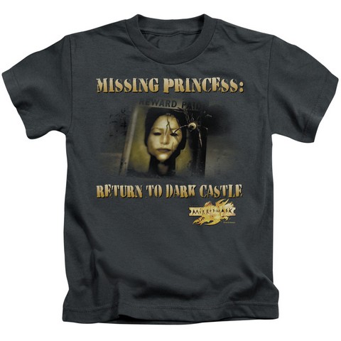 Mirrormask-Missing Princess Short Sleeve Juvenile 18-1 Tee- Charcoal - Large 7