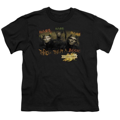 Mirrormask-Hungry Short Sleeve Youth 18-1 Tee- Black - Medium