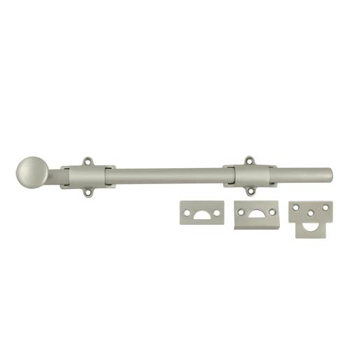 Picture of Deltana 12SB15 12 in. Heavy Duty Surface Bolt- Satin Nickel - Solid 