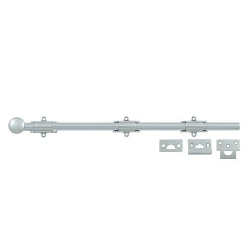 18SB26 18 in. Heavy Duty Surface Bolt- Bright Chrome - Solid