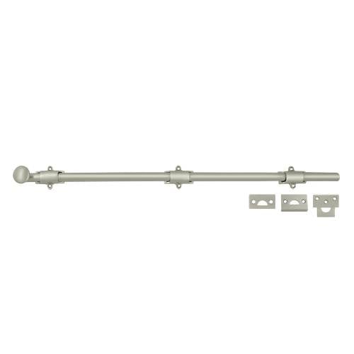 Picture of Deltana 24SB15 24 in. Heavy Duty Surface Bolt- Satin Nickel - Solid 