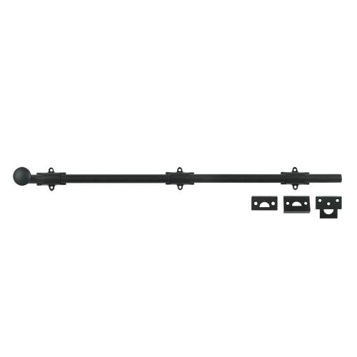 Picture of Deltana 24SB19 24 in. Heavy Duty Surface Bolt- Black - Solid 