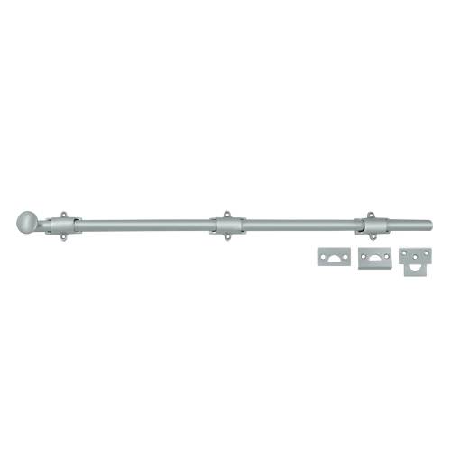 Picture of Deltana 24SB26D 24 in. Heavy Duty Surface Bolt- Satin Chrome - Solid 