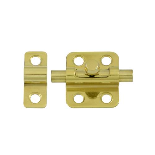 Picture of Deltana 2BBU3 2 in. Barrel Bolt- Bright Brass - Solid Brass