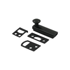 Picture of Deltana 2SBCS19 2 in. Heavy Duty Surface Bolt with Concealed Screw- Black - Solid 
