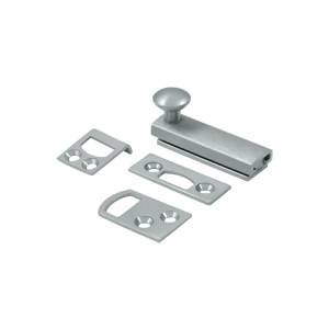 Picture of Deltana 2SBCS26D 2 in. Heavy Duty Surface Bolt with Concealed Screw- Satin Chrome - Solid 