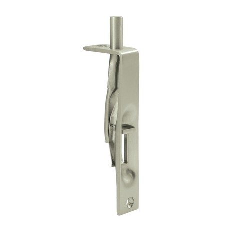 Picture of Deltana 4FBS15 4 in. Heavy Duty Flush Bolt- Satin Nickel - Solid 