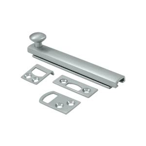 Picture of Deltana 4SBCS26D 4 in. Heavy Duty Surface Bolt with Concealed Screw- Satin Chrome - Solid 
