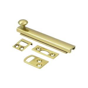 Picture of Deltana 4SBCS3 4 in. Heavy Duty Surface Bolt with Concealed Screw- Bright 