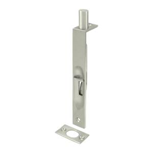 Picture of Deltana 6FBS15 6 in. Heavy Duty Square Flush Bolt- Satin Nickel - Solid 