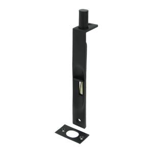 Picture of Deltana 6FBS19 6 in. Heavy Duty Square Flush Bolt- Black - Solid 