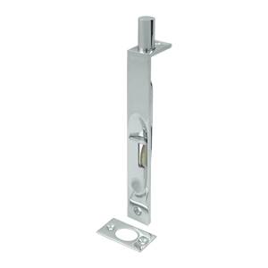 Picture of Deltana 6FBS26 6 in. Heavy Duty Square Flush Bolt- Bright Chrome - Solid 