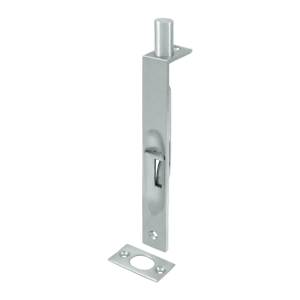 Picture of Deltana 6FBS26D 6 in. Heavy Duty Square Flush Bolt- Satin Chrome - Solid 