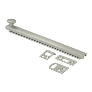 Picture of Deltana 6SBCS15 6 in. Heavy Duty Surface Bolt with Concealed Screw- Satin Nickel - Solid 