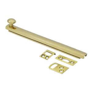 Picture of Deltana 6SBCS3 6 in. Heavy Duty Surface Bolt with Concealed Screw- Bright 