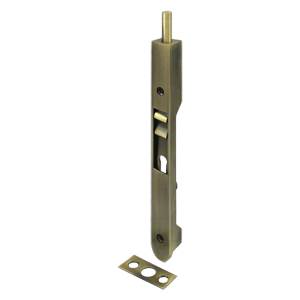 7 in. Heavy Duty Flush Bolt, Antique