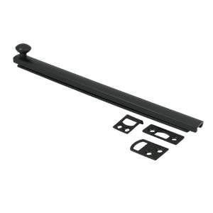 Picture of Deltana 8SBCS19 8 in. Heavy Duty Surface Bolt with Concealed Screw- Black - Solid 