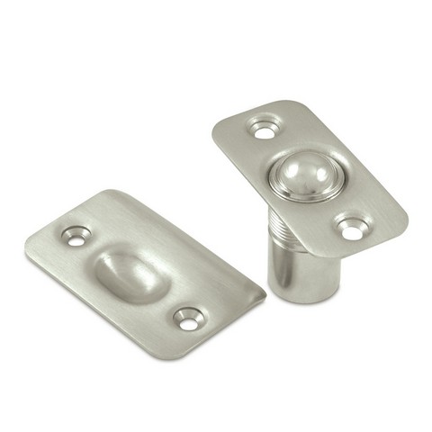 BC218RU15 Round Corners Ball Catch- Satin Nickel - Solid