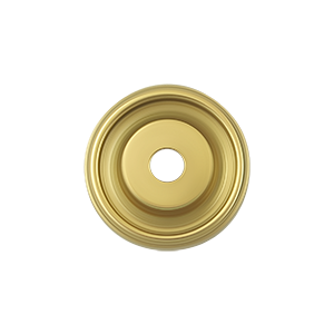 BPRC100U3 1 in. Diameter Base Plate for Knobs- Bright