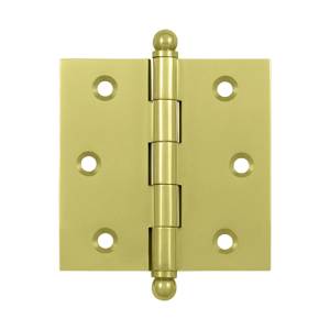CH2525U3 2.5 x 2.5 in. Hinge with Ball Tips, Bright