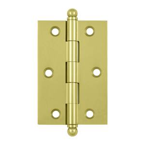3 x 2 in. Hinge with Ball Tips, Bright