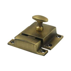 1.6 x 2.3 in. Cabinet Lock- Antique