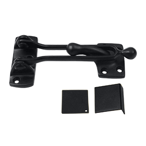 DG525U19 5 in. Door Guard, Black - Solid