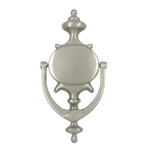 Imperial Door Knocker, Satin Nickel - Solid