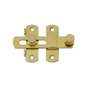 DL35U3 3.5 in. Drop Latch- Bright Brass - Solid Brass