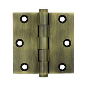 DSB35 3 x 3 in. Square Hinge, Antique