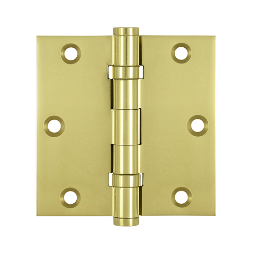 DSB35B3 3.5 x 3.5 in. Square Ball Bearings Hinge- Bright
