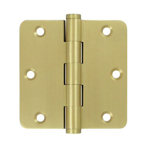DSB35R44 3.5 x 3.5 x 0.25 in. Radius Hinges, Satin