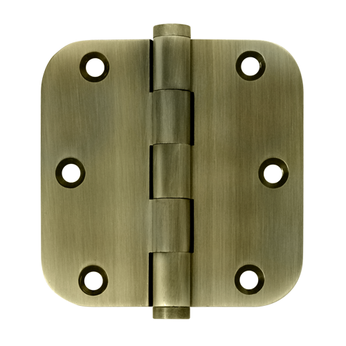 DSB35R55 3.5 x 3.5 x 0.62 in. Radius Hinges, Antique
